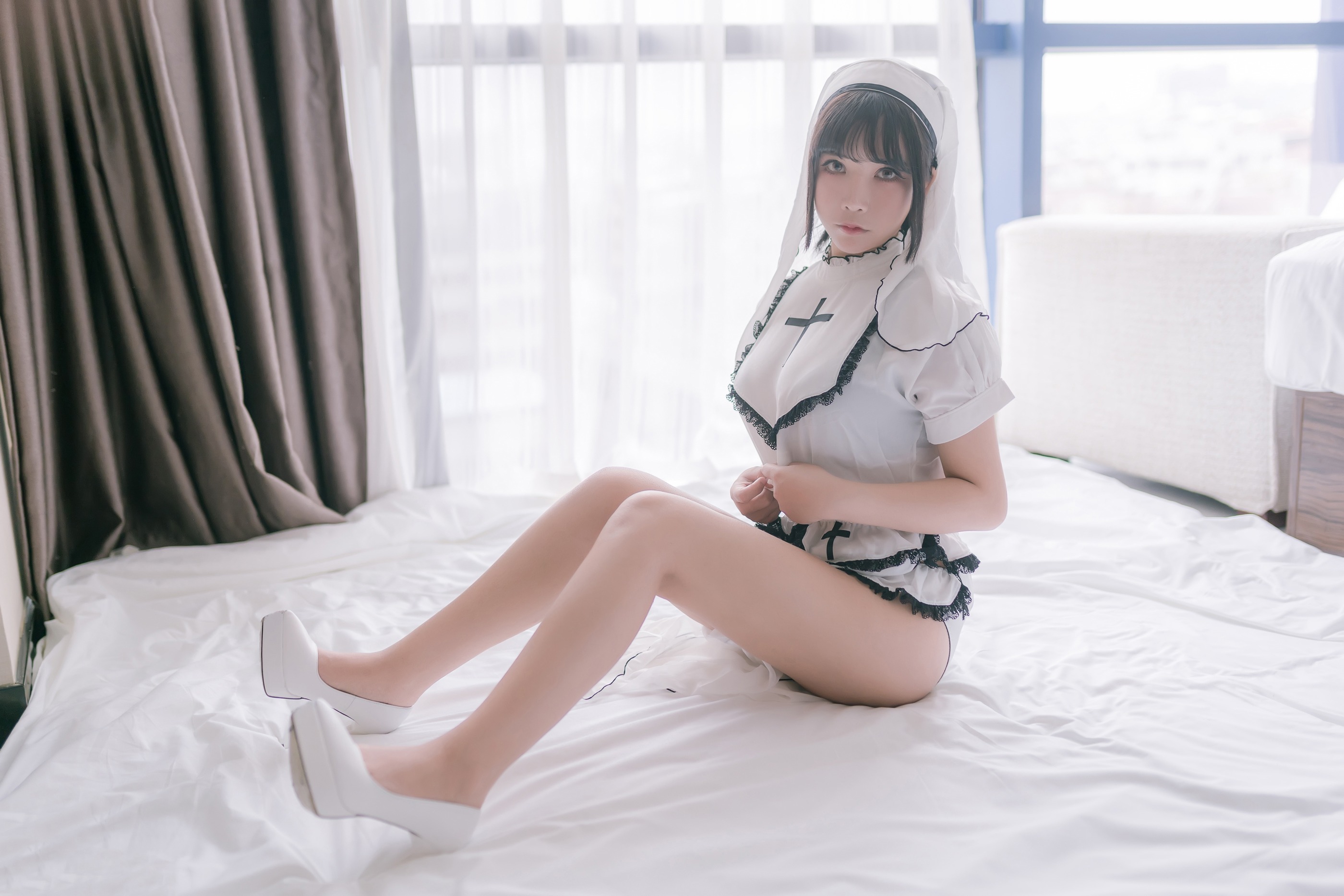 图片[1]-抱走莫子aa – NO.021 纯白修女[42P]-XikXak